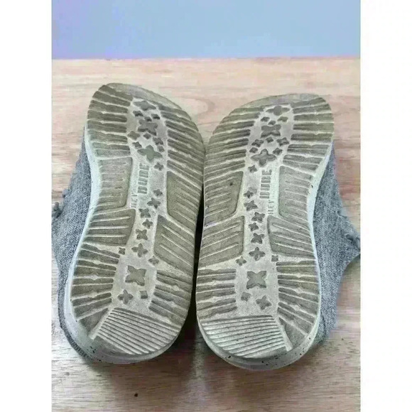 Heydude Women's Wendy Slip On Sneaker L Linen Iron Gray Size 10 - Picture 9 of 9